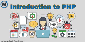 PHP programming language logo with dynamic and engaging design