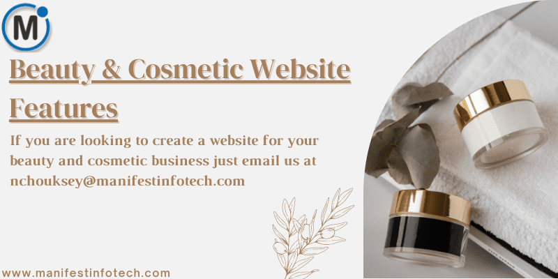 Features of a beauty and cosmetics website, showcasing product categories, customer reviews, and easy navigation