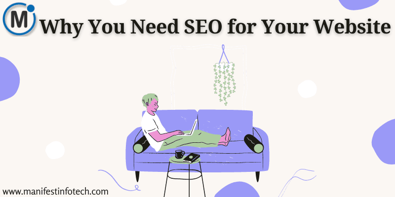 Visual representation of the importance of SEO for websites with icons