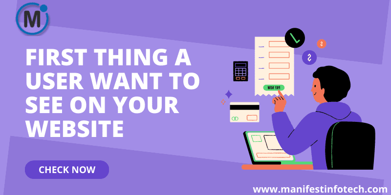 A man working on a laptop and explaining something, representing the importance of first impressions on a website