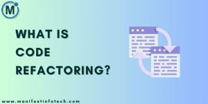An image showing two documents with data being transferred between them, representing code refactoring