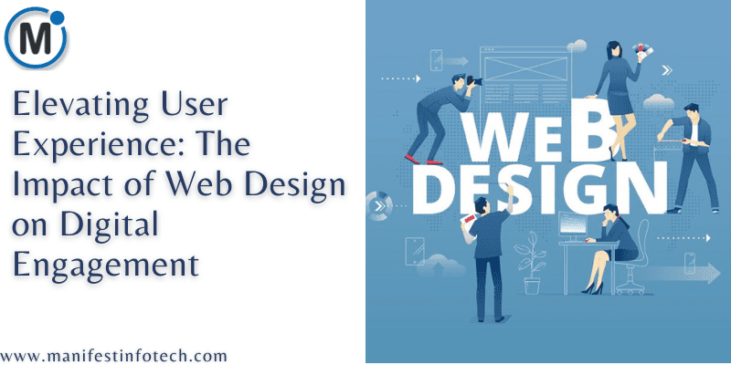 The impact of web design on user experience and digital engagement, showcasing design elements that improve usability and interaction