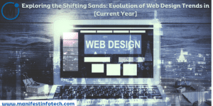 An exploration of the evolving trends in web design for the current year, highlighting modern aesthetics and innovative design elements.