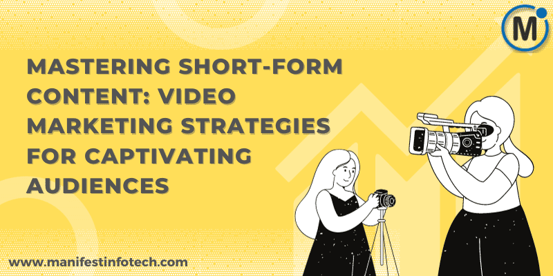 Dynamic representation of short-form video content, featuring a play button, video reel, and vibrant graphics symbolizing audience engagement