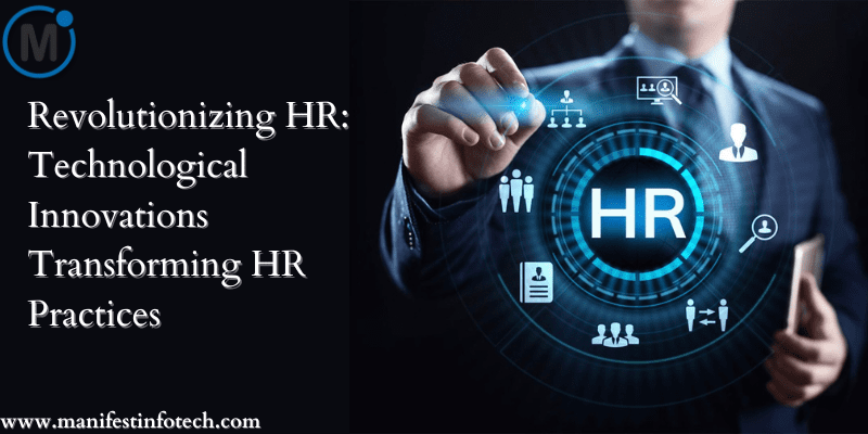 Technological innovations in HR, showcasing how digital tools and automation are transforming HR functions and practices