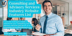Features of a consulting and advisory services industry website, focusing on expert guidance and service offerings.
