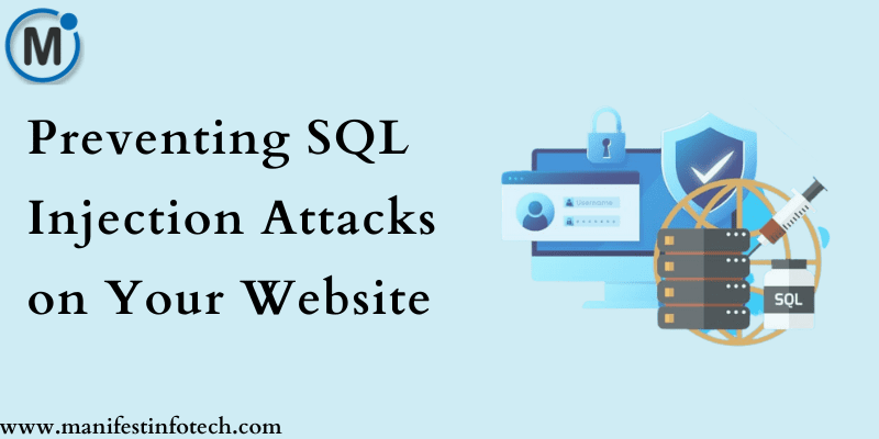 Illustration highlighting the prevention of SQL injection attacks with secure coding and database security measures.