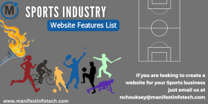 A list of essential features for a sports industry website