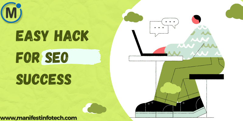 Infographic illustrating key factors for SEO success, including keyword research, content creation, backlinks, and site optimization.