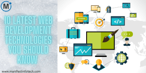 A futuristic representation of web technologies, highlighting AI chatbots, WebAssembly, and edge computing.