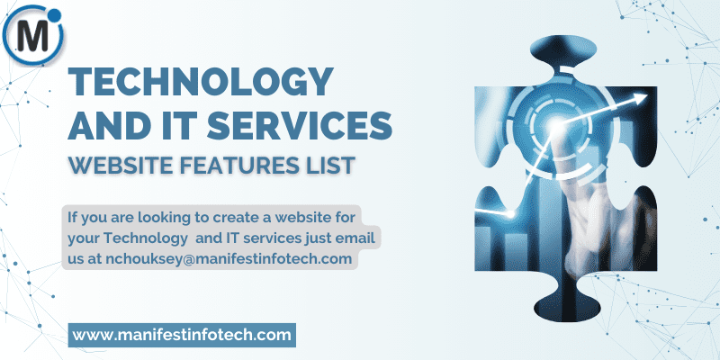 A visual representation of technology and IT services with digital devices and tools