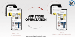 Comparison of organic search (ASO) and paid search (Apple Search Ads) for app visibility