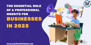 Professional website importance for businesses in 2025.