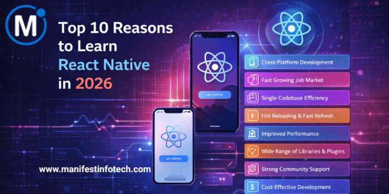 Top 10 Reasons to Learn React Native in 2026 - Manifest Infotech